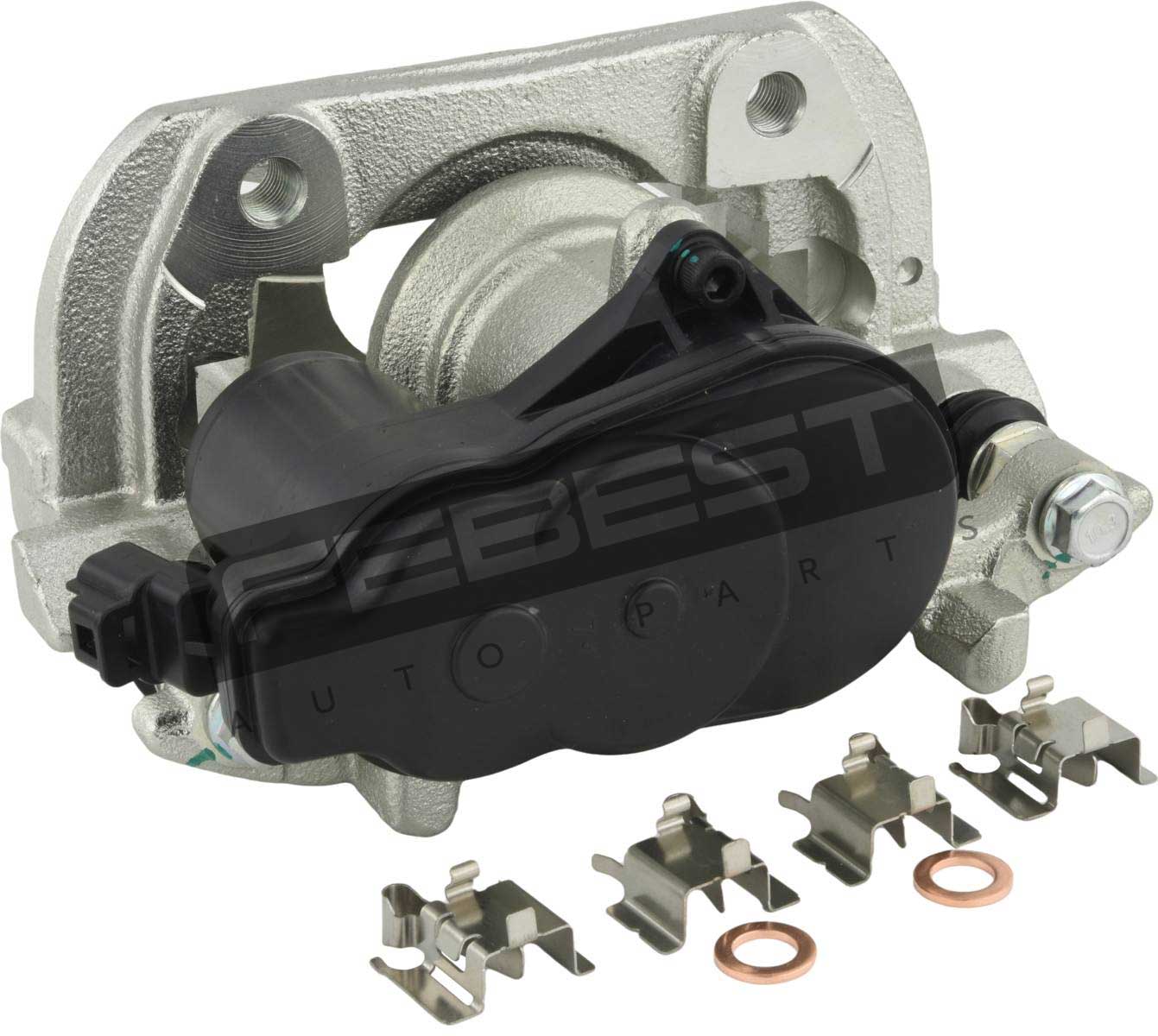 Rear Left Brake Caliper Assembly (With Bracket)