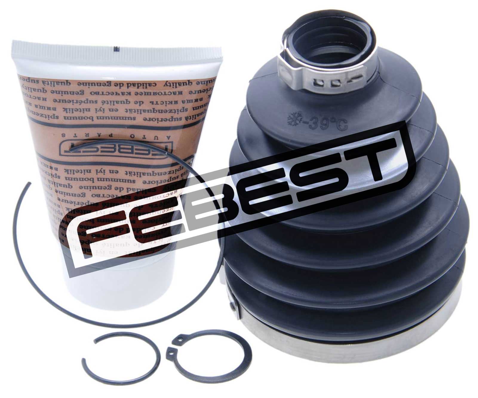 0417P-KB4 Febest Boot Outer CV Joint Kit PVC 86X123X26.5 94768942