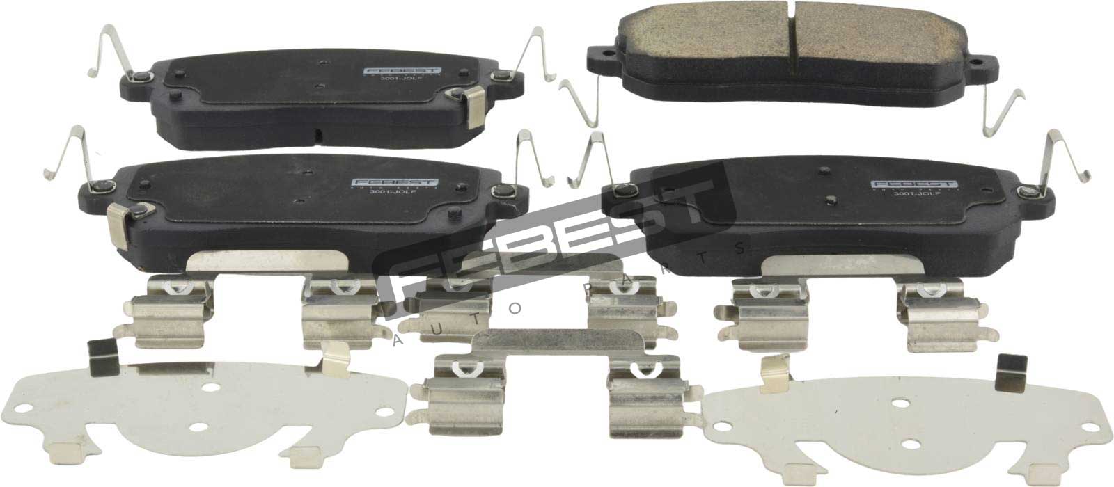 Pad Kit, Disc Brake, Front (With Anti Squeal Shim, With Brackets)