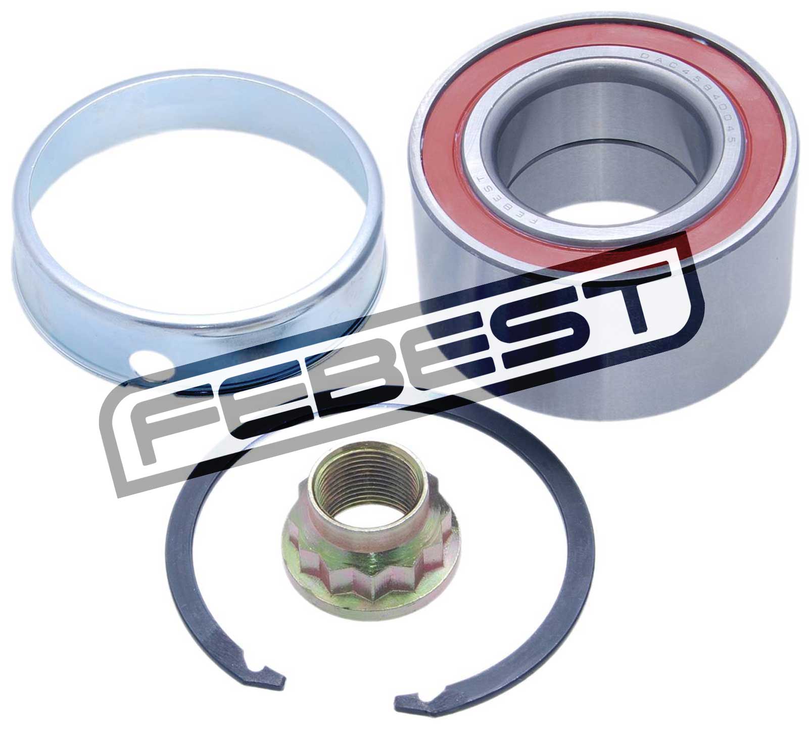 Febest DAC52960050M-KIT Rear Wheel Bearing Repair Kit – 52x96x50 For Dodge/Jeep/Mercedes