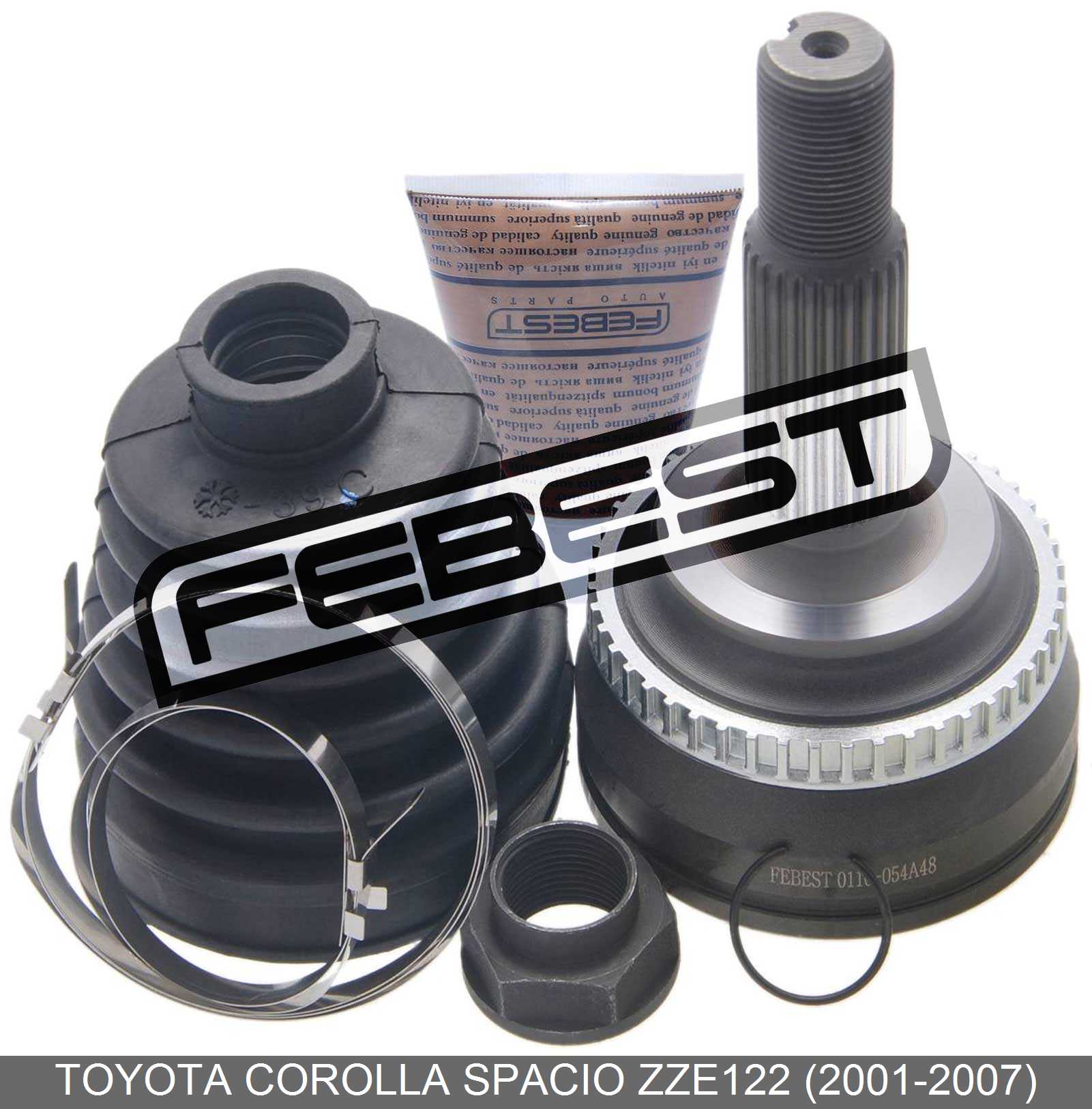 Outer Cv Joint 23X58X26 For Toyota Corolla Spacio Zze122 (2001