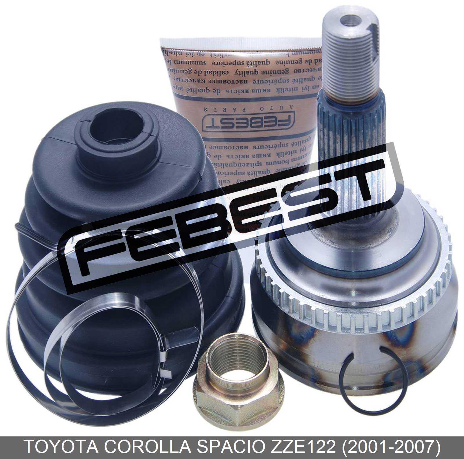 Outer Cv Joint 24X58X26 For Toyota Corolla Spacio Zze122 (2001