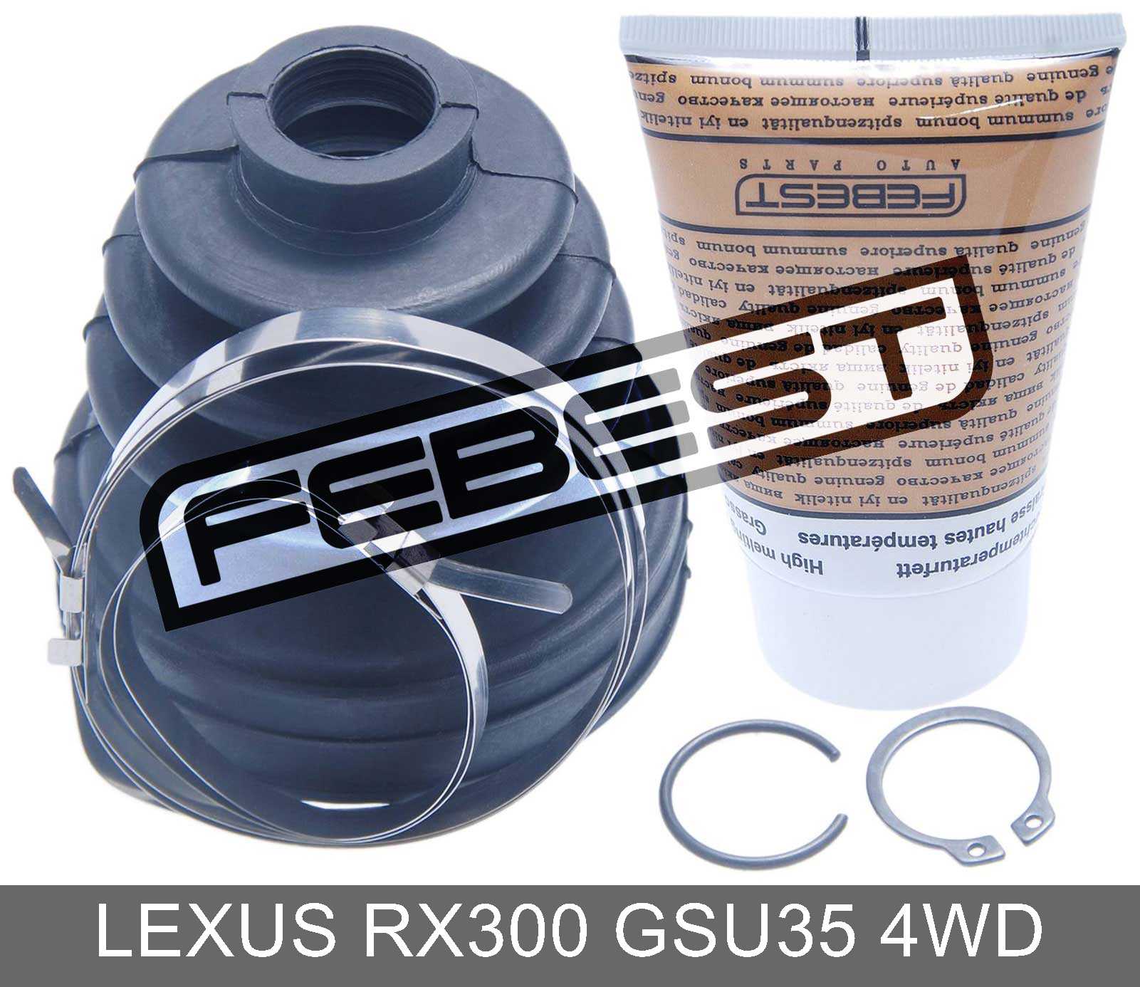 Boot Inner Cv Joint Kit 76X85X21.5 For Lexus Rx300 Gsu35 4Wd (20032008