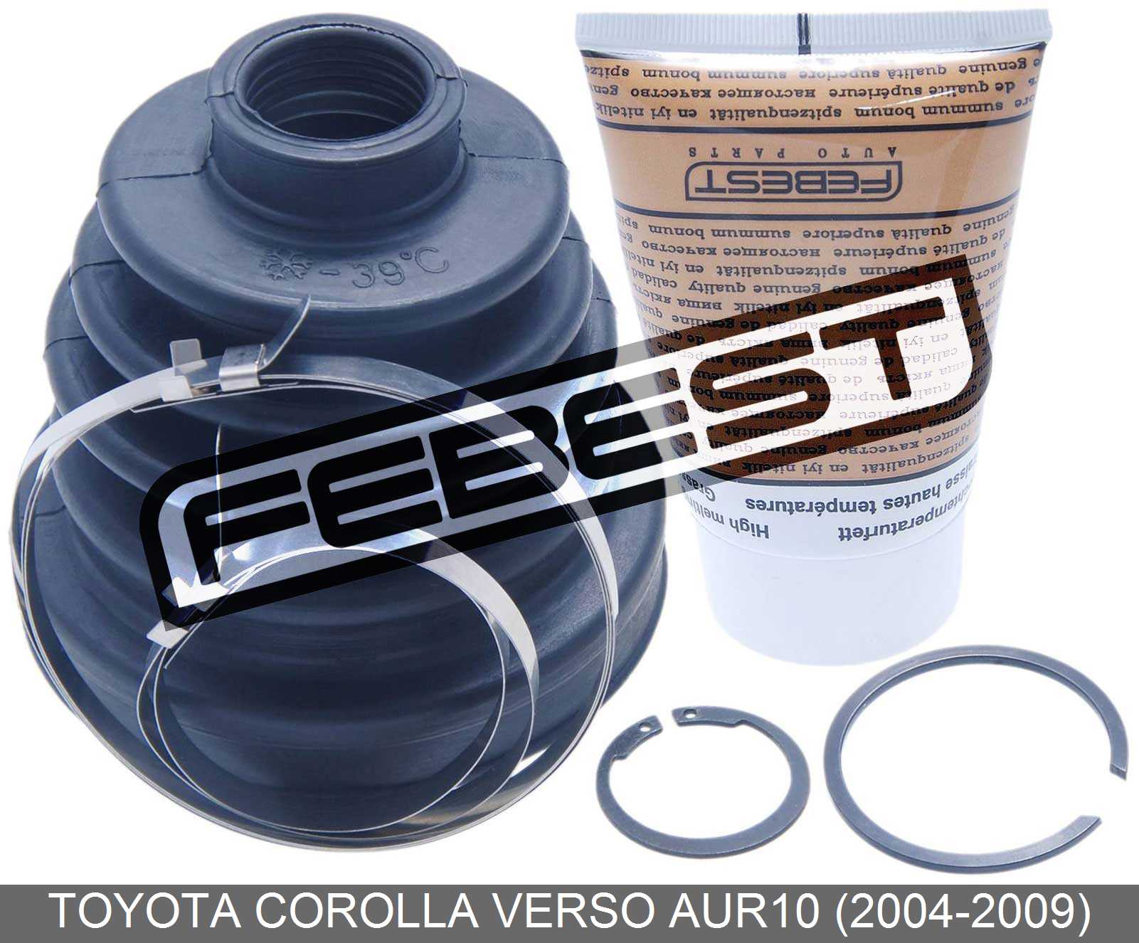 Boot Inner Cv Joint Kit 80X93X25 For Toyota Corolla Verso Aur10 (2004 ...