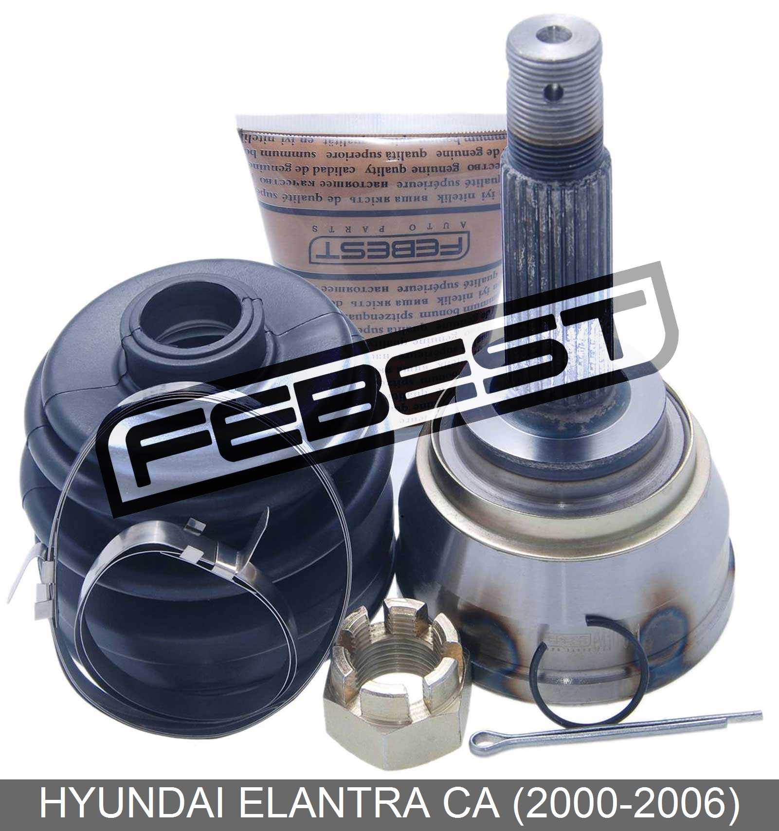 2000-2006 CA Boot Outer Cv Joint Kit 77X90X22 Fits HYUNDAI ELANTRA//LANTRA
