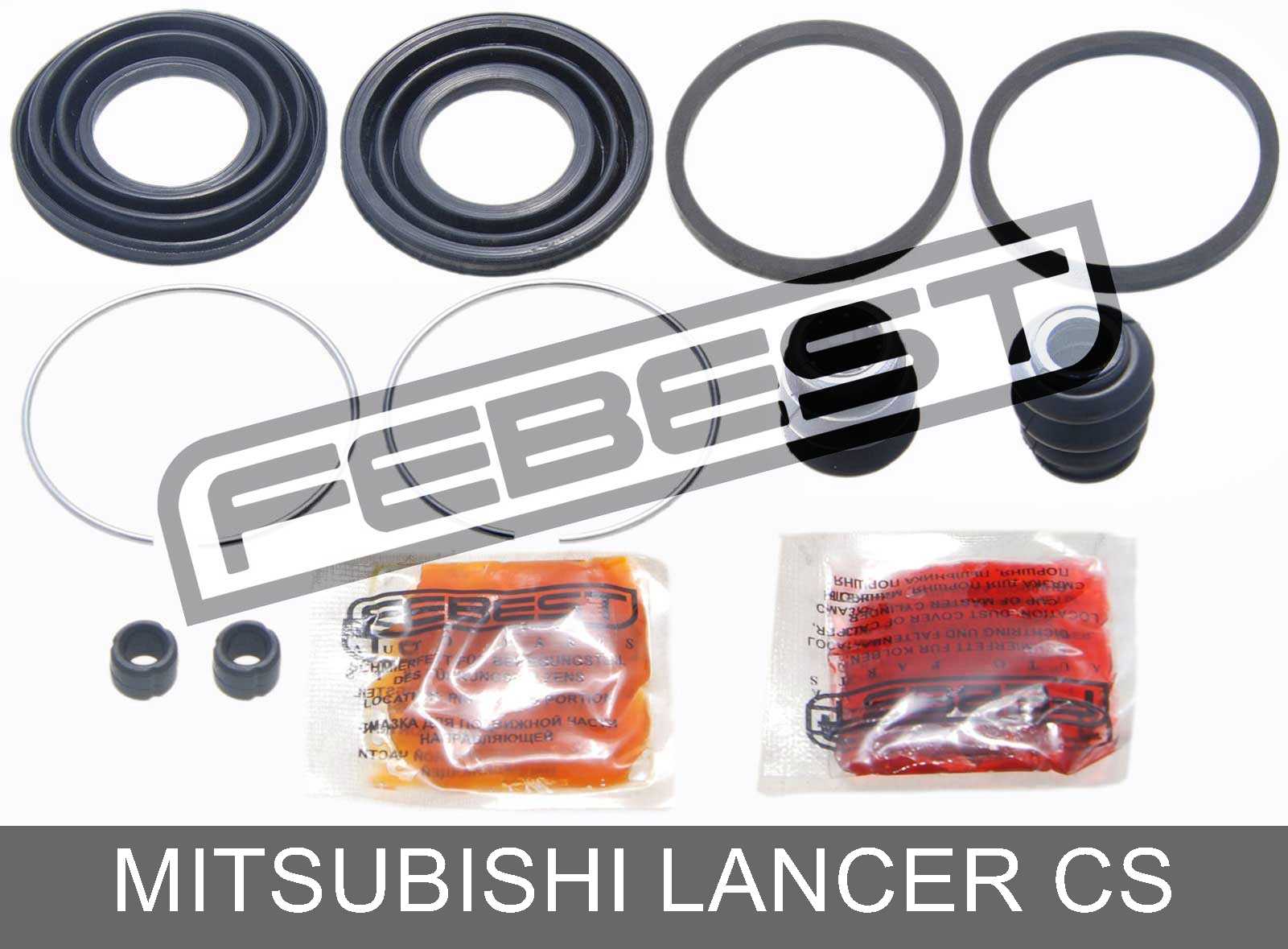 Front Brake Caliper Repair Kit For Mitsubishi Lancer Cs (20002009) eBay
