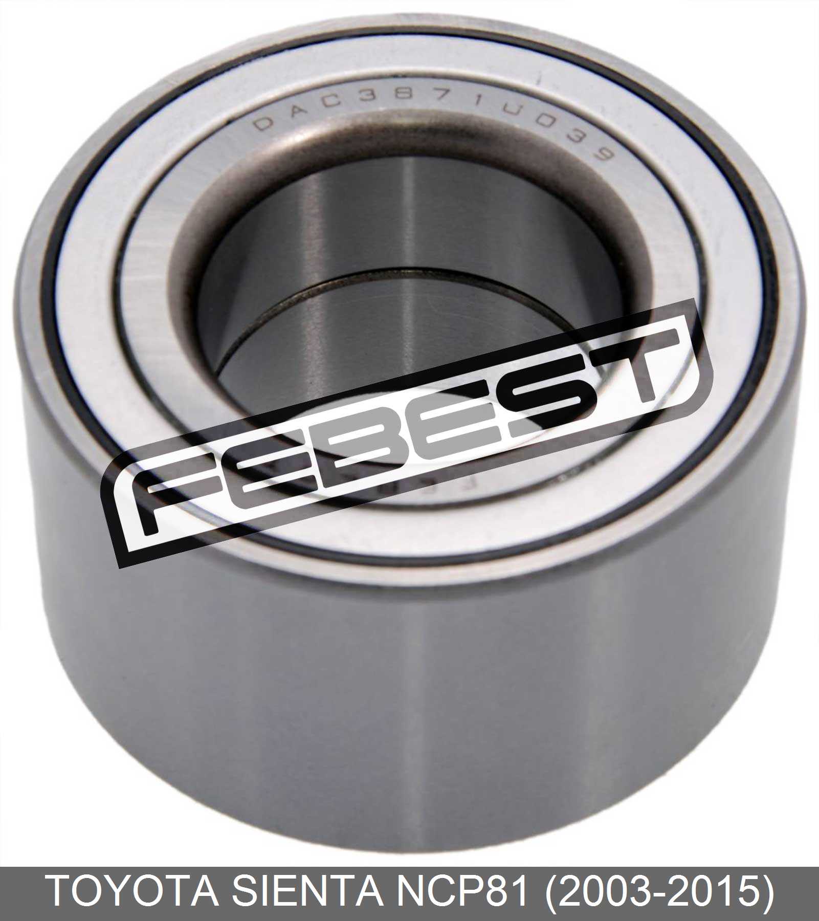 Front Wheel Bearing 38X71X39 For Toyota Sienta Ncp81 (2003-2015