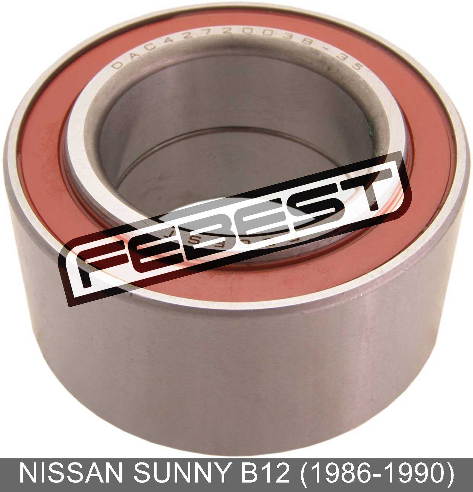 Front Wheel Bearing 42X72X35X38 For Nissan Sunny B12 (1986-1990