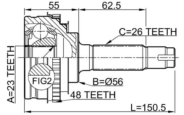 TOYOTA 0110-010A48 Technical Schematic