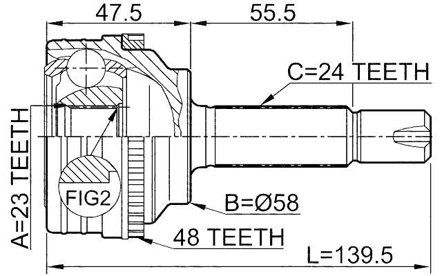TOYOTA 0110-035A48 Technical Schematic