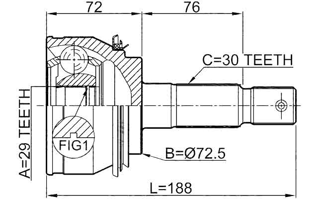 TOYOTA 0110-080 Technical Schematic