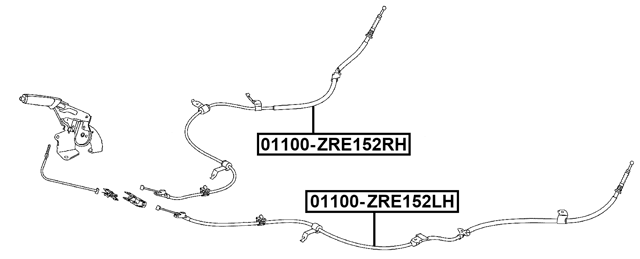 TOYOTA 01100-ZRE152LH Technical Schematic