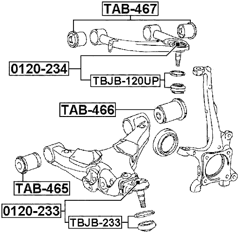 LEXUS 0120-234 Technical Schematic