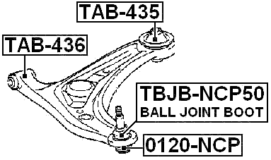 TOYOTA 0120-NCP Technical Schematic