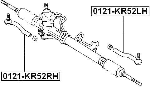 TOYOTA 0121-KR52RH Technical Schematic