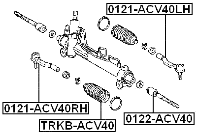 TOYOTA 0122-ACV40 Technical Schematic