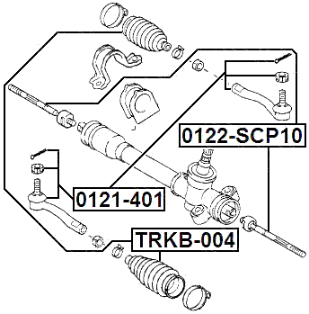 TOYOTA 0122-SCP10 Technical Schematic