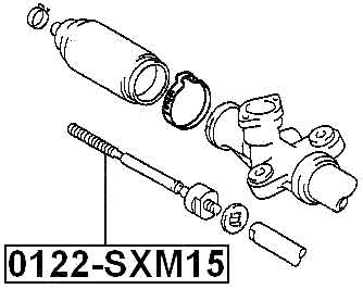 TOYOTA 0122-SXM15 Technical Schematic