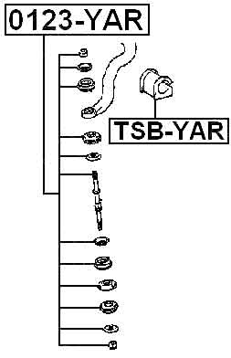 TOYOTA 0123-YAR Technical Schematic