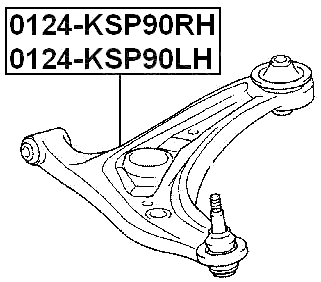 TOYOTA 0124-KSP90RH Technical Schematic