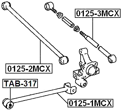LEXUS 0125-1MCX Technical Schematic