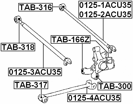 LEXUS 0125-3ACU35 Technical Schematic
