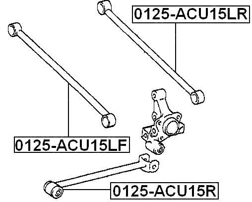 LEXUS 0125-ACU15LF Technical Schematic