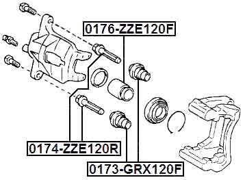 TOYOTA 0173-GRX120F Technical Schematic