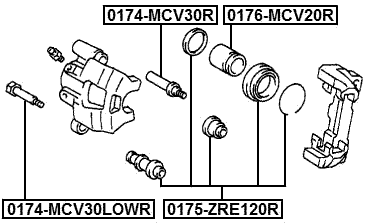 SCION 0174-MCV30LOWR Technical Schematic