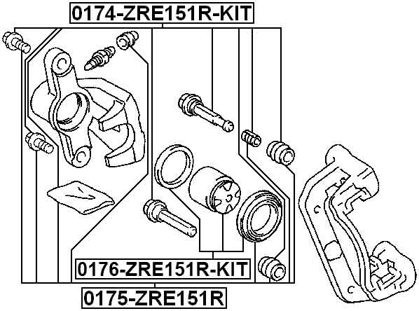 SKODA 0174-ZRE151R-KIT Technical Schematic