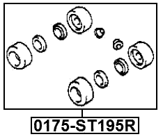 TOYOTA 0175-ST195R Technical Schematic