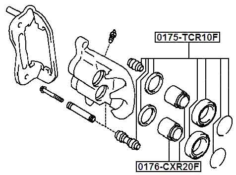 TOYOTA 0175-TCR10F Technical Schematic