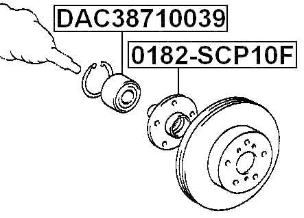 TOYOTA 0182-SCP10F Technical Schematic