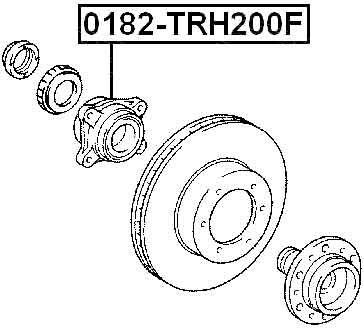 TOYOTA 0182-TRH200F Technical Schematic