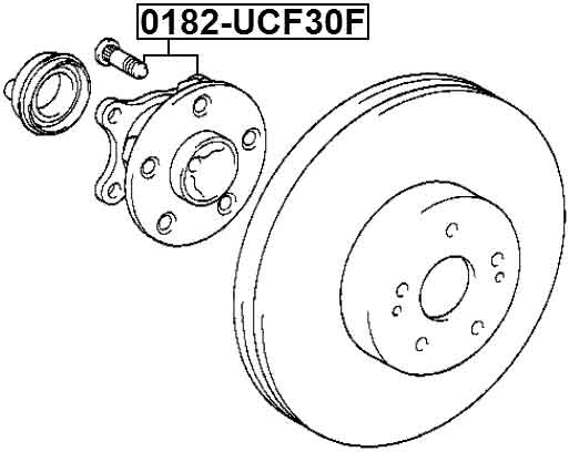 LEXUS 0182-UCF30F Technical Schematic