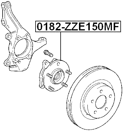 TOYOTA 0182-ZZE150MF Technical Schematic