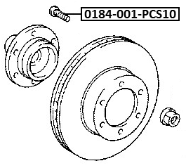 TOYOTA 0184-001-PCS10 Technical Schematic