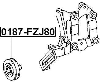 TOYOTA 0187-FZJ80 Technical Schematic