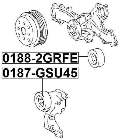 LEXUS 0187-GSU45 Technical Schematic