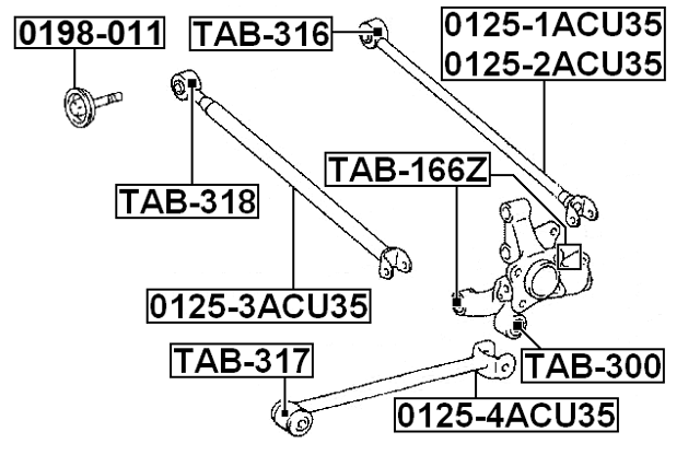 LEXUS 0198-011 Technical Schematic