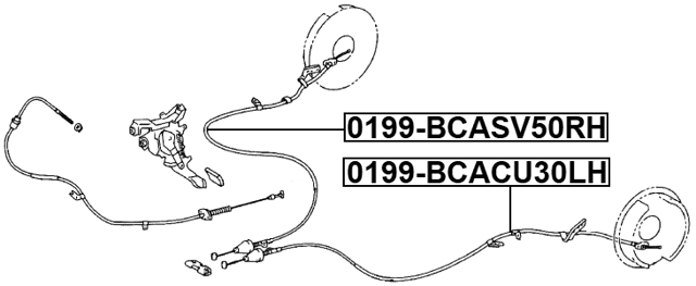 LEXUS 0199-BCACU30LH Technical Schematic