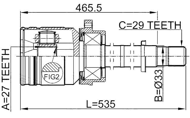 INFINITI 0211-J31RH Technical Schematic