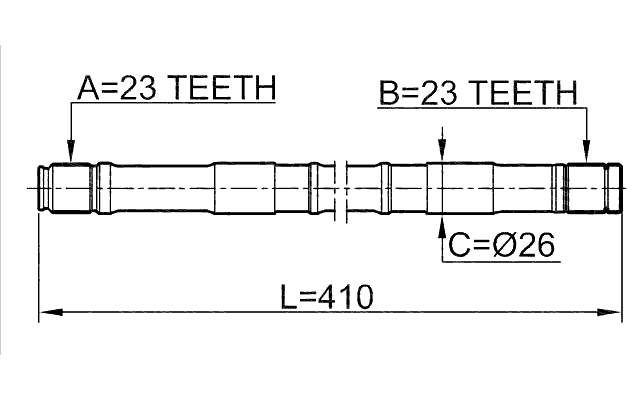 NISSAN 0212-B14LH Technical Schematic