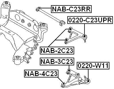 NISSAN 0220-C23UPR Technical Schematic