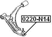 NISSAN 0220-N14 Technical Schematic