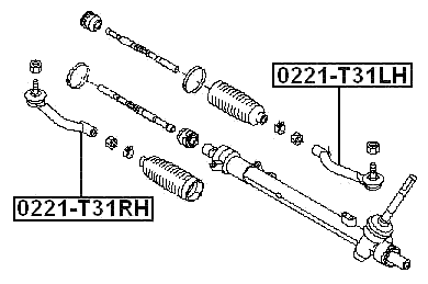 NISSAN 0221-T31LH Technical Schematic