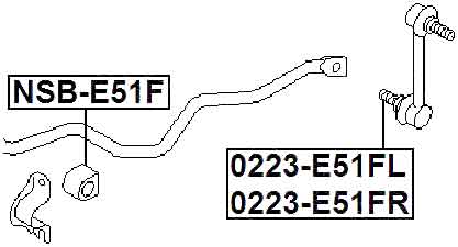 NISSAN 0223-E51FL Technical Schematic