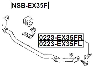 NISSAN 0223-EX35FL Technical Schematic