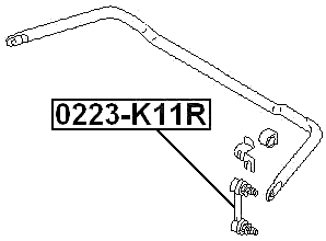 MAZDA 0223-K11R Technical Schematic