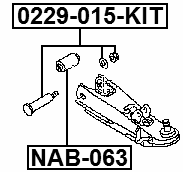 NISSAN 0229-015-KIT Technical Schematic